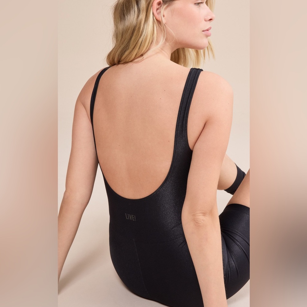 Black One-Piece Swimsuit